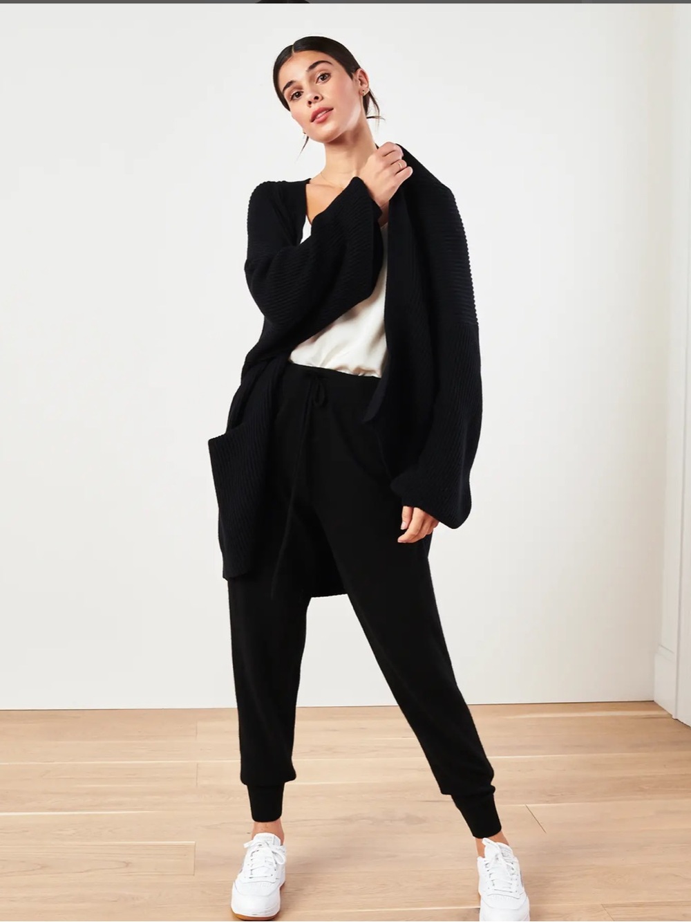 Quince Organic Oversized Knit Cardigan